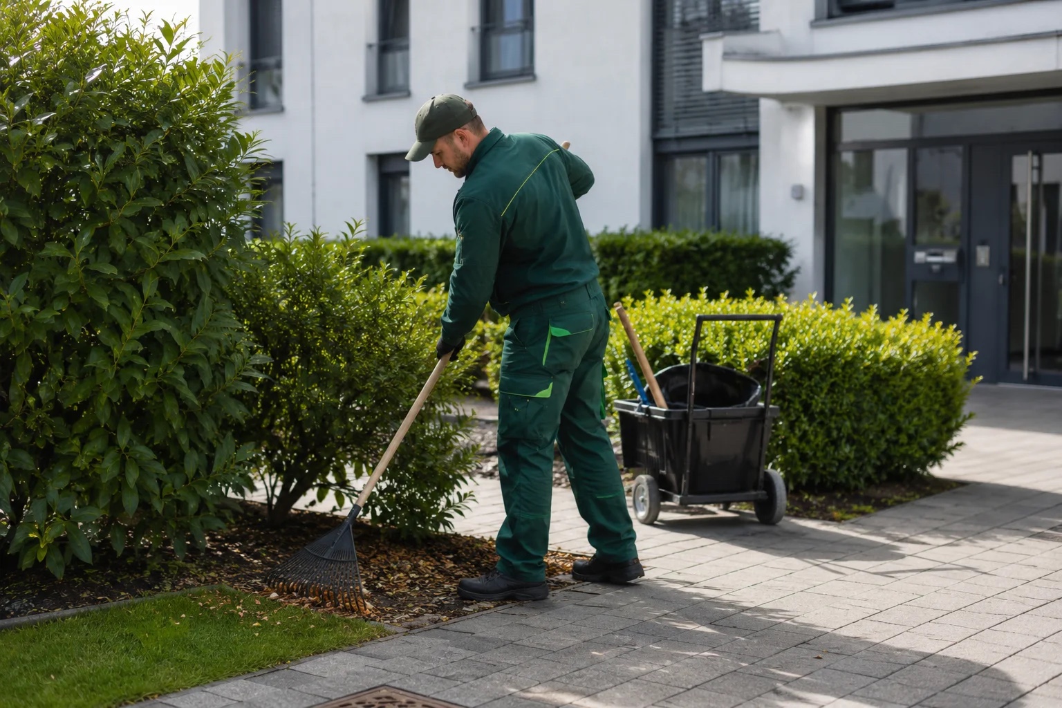 Gartenpflegearbeiten durch den Hausmeisterservice